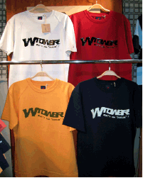 W TOWER-ウェーブロゴジェルプリントTシャツ